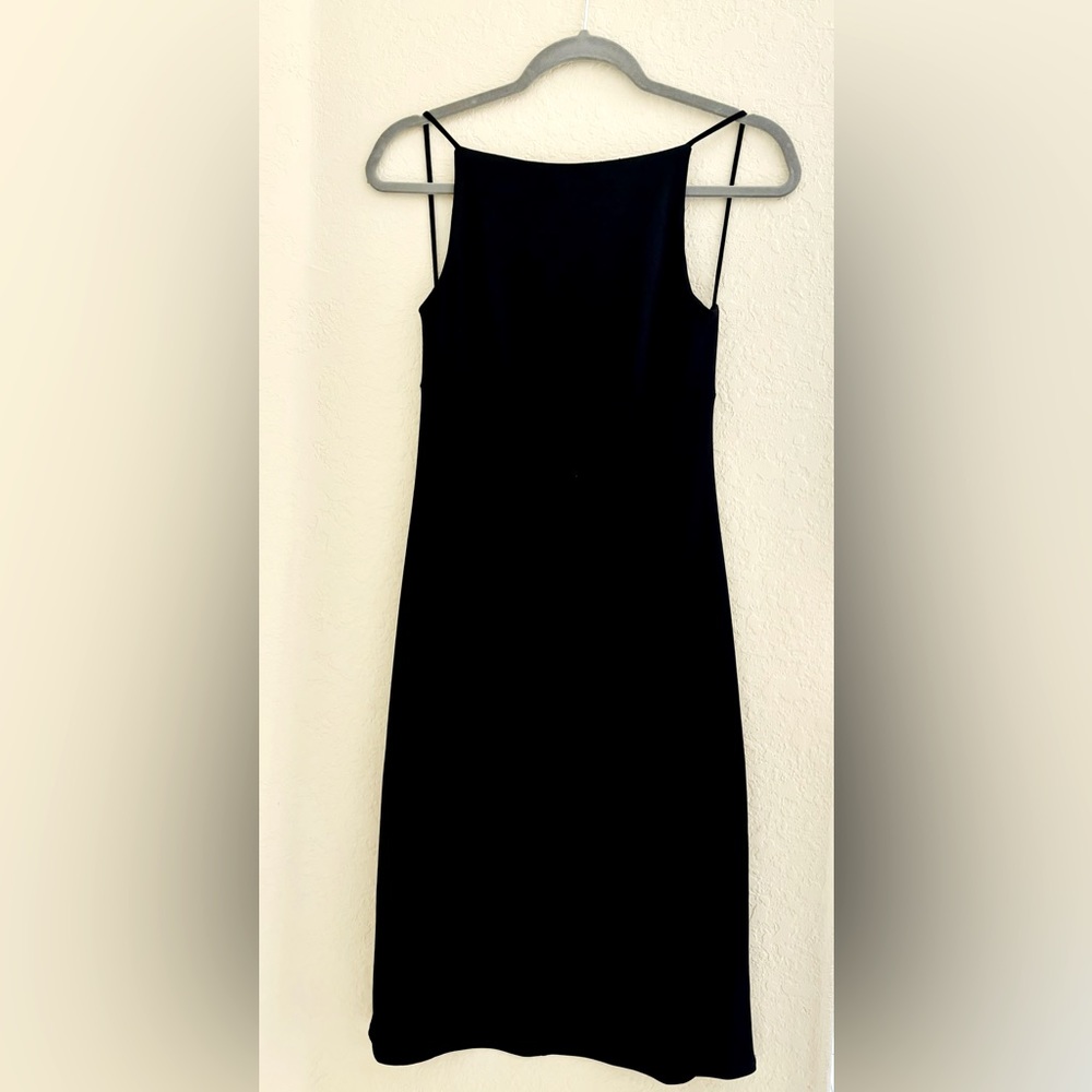 Backless Midi sequin detail little black dress.